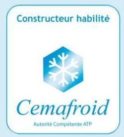 Badge Constructeur habilité Cemafroid, Autorité Compétente ATP